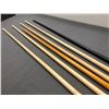 Image 3 : Lake shore bunker - group of 6 assorted pool cues from the popular sci-fi series