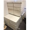 Image 1 : a group of 6 Neural lab 3 drawer beige metal filing cabinet from the popular sci-fi series