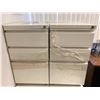 Image 2 : a group of 6 Neural lab 3 drawer beige metal filing cabinet from the popular sci-fi series
