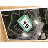 Image 1 : Large black rose neon sign in wood crated (dimensions are shown in photos) from sci-fi show