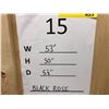 Image 3 : Large black rose neon sign in wood crated (dimensions are shown in photos) from sci-fi show