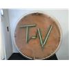 Image 1 : Round neon TV round sign from sci-fi show (plug has been cut)