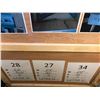 Image 2 : Group of 3 neon letter signs - D/K/N/ crated in wood (dimensions shown in photo) from sci-fi show