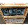 Image 1 : Group of 3 neon letter signs - S/B/R crated in wood (dimensions shown in photo) from sci-fi show