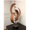 Image 1 : Decorative metal sculpture w/ marble base from the sci-fi show