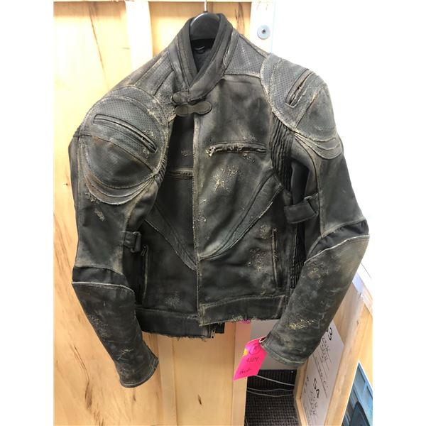 Black leather Motor Jacket from the Sci-fi show
