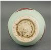 Image 3 : Chinese Green Ground Copper Red Porcelain Vase
