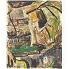 Image 1 : British Abstract Oil on Canvas Signed Bomberg
