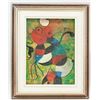 Image 2 : Spanish Surrealist Oil on Board Signed Miro