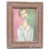 Image 2 : Italian Double Sided Mixed Media Signed Modigliani