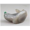 Image 5 : Chinese White Jade Carved Fish Brush Rest