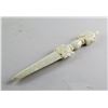 Image 1 : Chinese Archaistic White Jade Carved Ritual Dagger