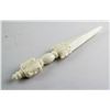 Image 4 : Chinese Archaistic White Jade Carved Ritual Dagger