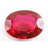 Image 1 : 30.95ct Oval Cut Blood Red Natural Ruby GGL