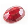 Image 3 : 30.95ct Oval Cut Blood Red Natural Ruby GGL
