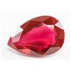 Image 1 : 34.40ct Pear Cut Blood Red Natural Ruby GGL