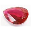 Image 2 : 34.40ct Pear Cut Blood Red Natural Ruby GGL
