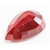 Image 3 : 34.40ct Pear Cut Blood Red Natural Ruby GGL