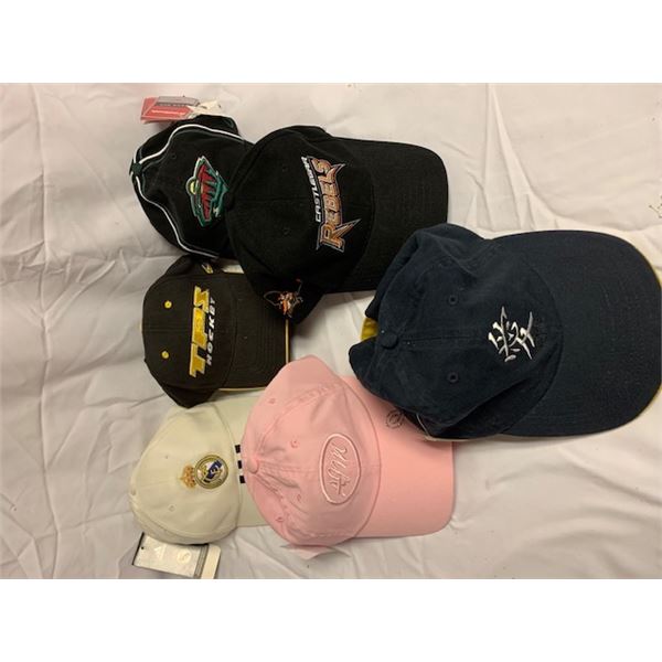 6 NEW HATS