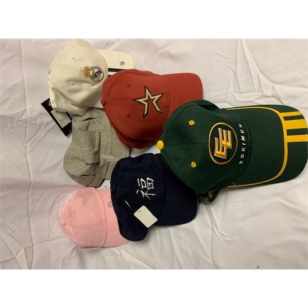 6 NEW HATS