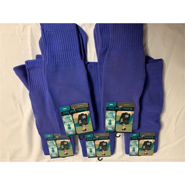 Baseball Game Socks Sz.Lg
