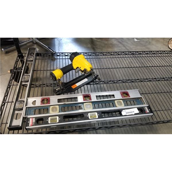 Stanley fatmax nailer and 4 levels