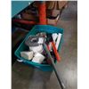 Image 2 : TOTE OF ELECTRICAL TOOLS AND SUPPLIES, PIPE BENDER, BURNDY MY29-3 CRIMPER