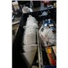 Image 2 : Folding crate of funnels, saw blades, laser level and more