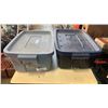 Image 1 : 2 TOTES OF ROPE AND STRAPS