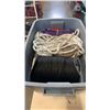 Image 2 : 2 TOTES OF ROPE AND STRAPS
