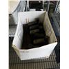 Image 2 : BOX OF OUTBOARD MOTOR OIL AND BLUE TOOLBOX WITH CONTENTS
