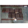 Image 2 : 3 MAXMAR WOOD BLINDS, 79 INCHES, 43 INCHES AND  29 INCHES WIDE