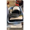 Image 2 : 2 TOTES SAFETY BELT, ROPE, TROUBLE LIGHT, TOOL POUCHES