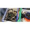 Image 2 : 3 totes of various AC and other cords