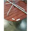 Image 2 : Folding wooden patio table with umbrella
