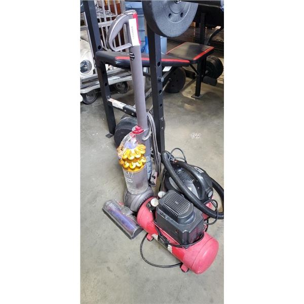 Air compressor, shop vac and dyson vacuum - store returns may need repair