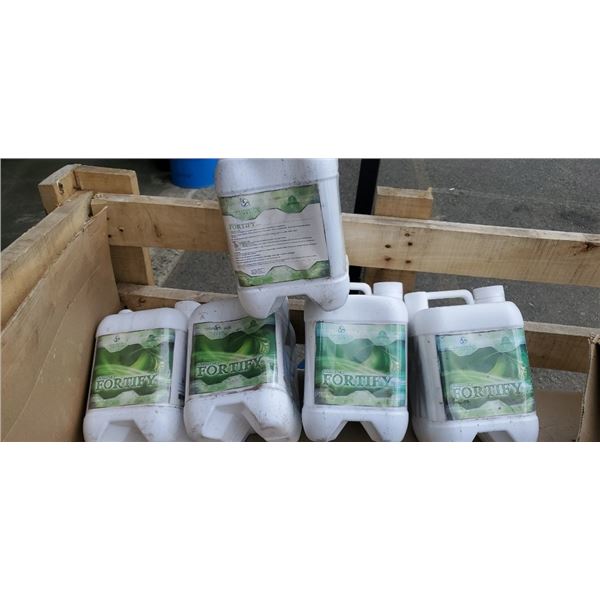 5 jugs of green sky fortify 4 liter plant nutrient