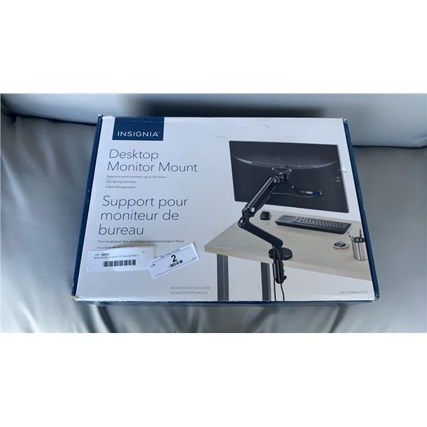 NEW INSIGNIA DESKTOP ADJUSTABLE MONITOR MOUNT