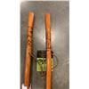 Image 3 : PAIR OF WALKING POLES AND LADIES SHOES