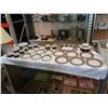 Image 1 : 23 pieces of arabia rosemarin dinnerware Brown anemone pattern