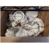 Image 2 : 3 BOXES OF CRYSTAL, COLLECTOR PLATES AND ESTATE GOODS