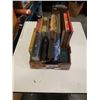 Image 1 : Box of antique books including holy bible