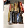 Image 2 : Box of antique books including holy bible