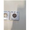 Image 2 : 3 CANADIAN KING EDWARD VII SILVER 25 CENT 1908-1910  .925 SILVER