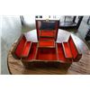 Image 2 : WOOD CARVED EASTERN JEWELRY BOX