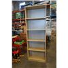 Image 1 : BOOKSHELF 27 1/2 INCHES WIDE X 9 1/2 DEEP X 76 1/2 TALL