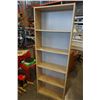 Image 2 : BOOKSHELF 27 1/2 INCHES WIDE X 9 1/2 DEEP X 76 1/2 TALL