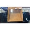 Image 1 : Wooden open back display case