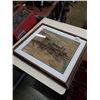 Image 2 : WATERCOLOR ON PAPER OLD CABIN WITH A BOAT, SIGNED ON REVERSE BY J GIOKE