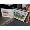 Image 1 : WALTER CAMPBELL SIGNED GOLF PRINT AND MORNING STILL PRINT BY BRENT HEIGHTON